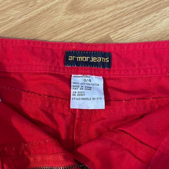 Vintage red mini skirt - Picture 3 of 3